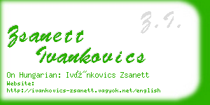 zsanett ivankovics business card